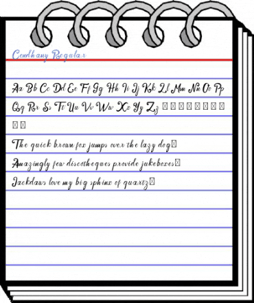 Cendhany Regular Font
