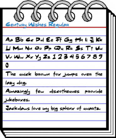 Century Wishes Regular Font