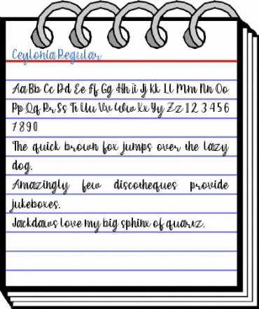 Ceylonia Regular Font