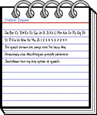 Chalkier Regular Font