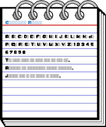 Chaolphabet Regular Font