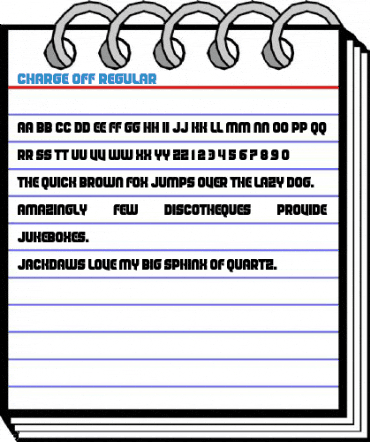Charge Off Regular Font