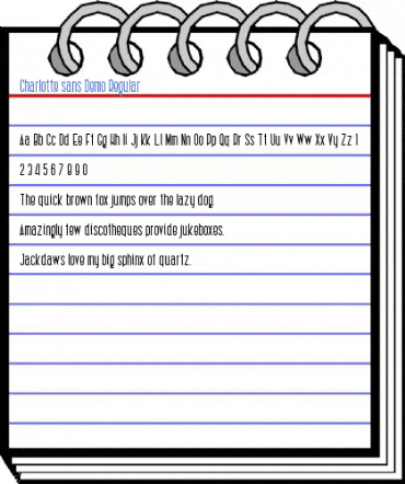 Charlotte sans Demo Regular Font