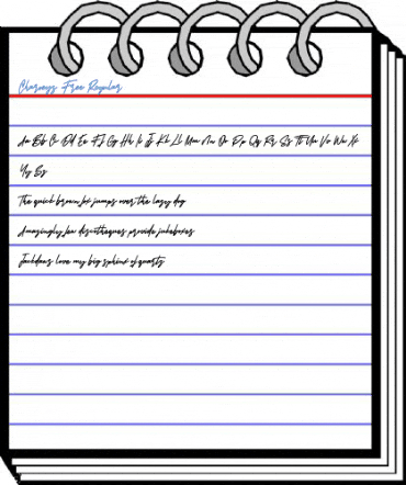 Charoeys Free Regular Font