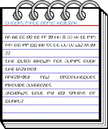 Cheers Mate Demo Regular Font