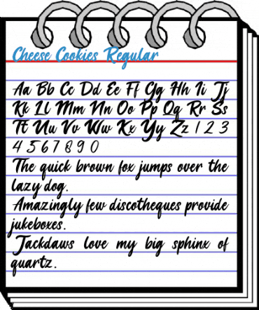 Cheese Cookies Regular Font