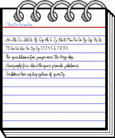 Chesta Regular Font