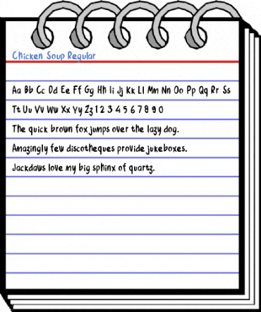 Chicken Soup Regular Font