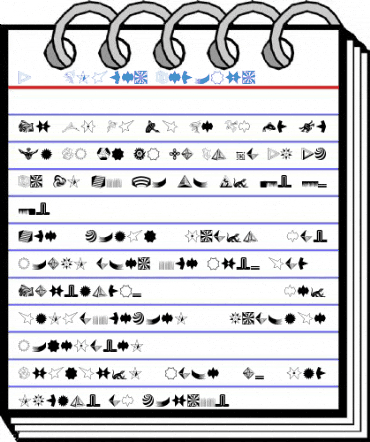 P22Escher Regular Font