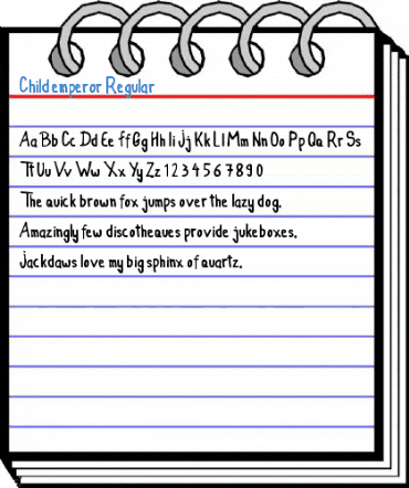 Child emperor Regular Font