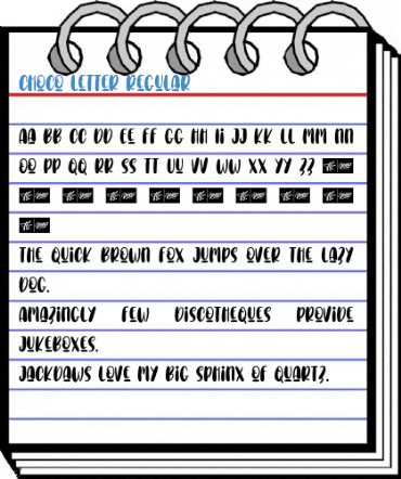 Choco Letter Regular Font