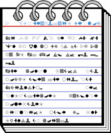 P22EscherExtras Medium Font