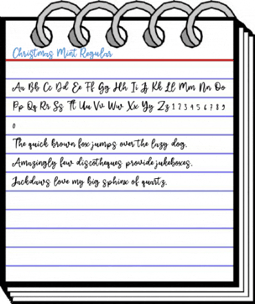 Christmas Mint Regular Font