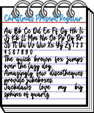 Christmas Present Regular Font