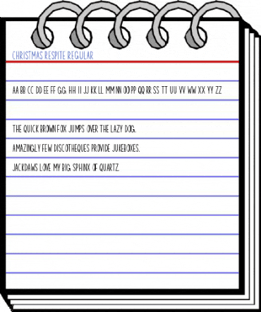 Christmas Respite Regular Font