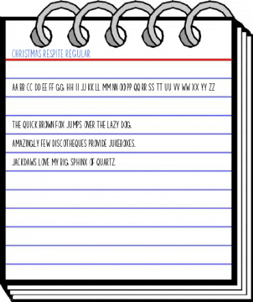 Christmas Respite Regular Font