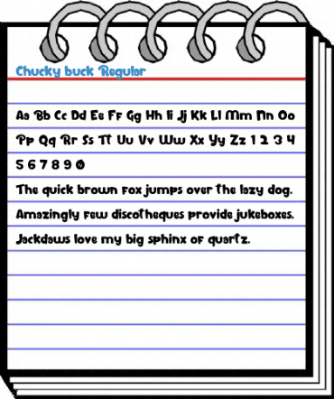 Chucky buck Regular Font
