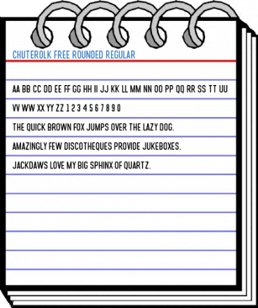 CHUTEROLK Free Rounded Regular Font