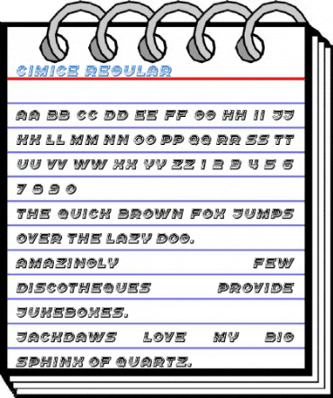 Cimice Regular Font