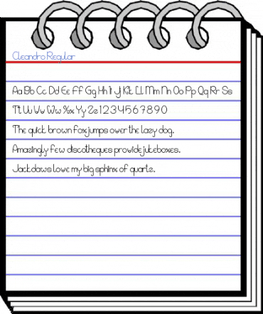 Cleandro Regular Font