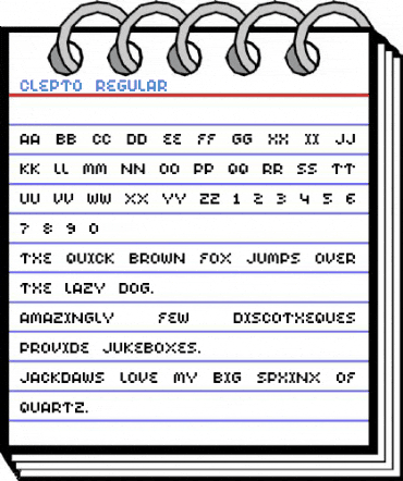 Clepto Regular Font