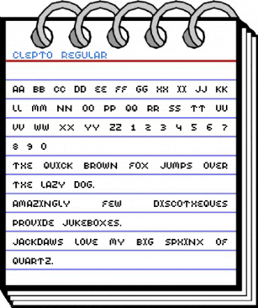 Clepto Regular Font