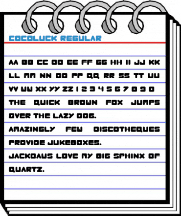 Cocoluck Regular Font