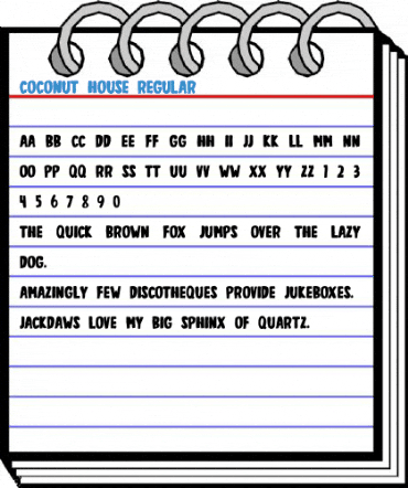 Coconut House Regular Font