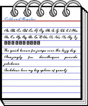 Coldcoast Regular Font