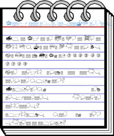 Comic Boom Elements_DEMO Regular Font