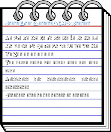 Comic Boom Bubble_DEMO Regular Font