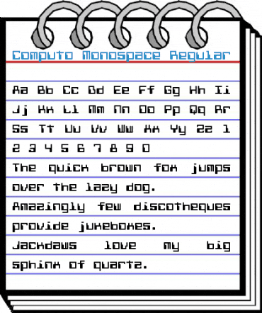 Computo Monospace Regular Font