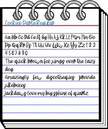 Cookies Party Regular Font