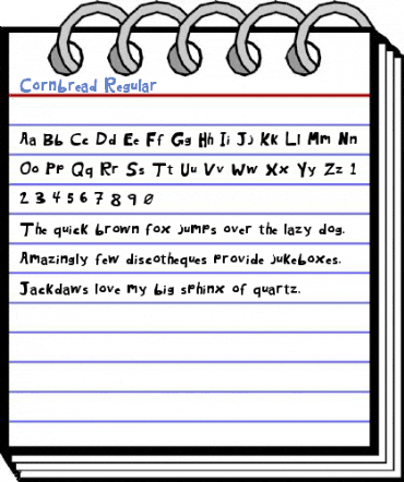 Cornbread Regular Font