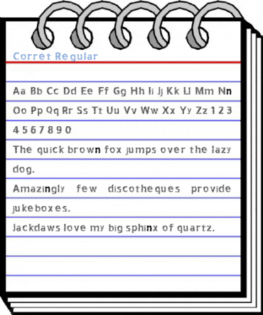 Corret Regular Font