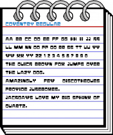 coventry Regular Font