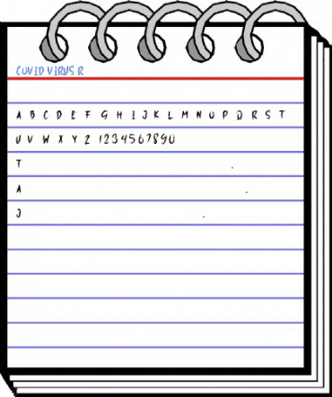 COVID VIRUS Regular Font