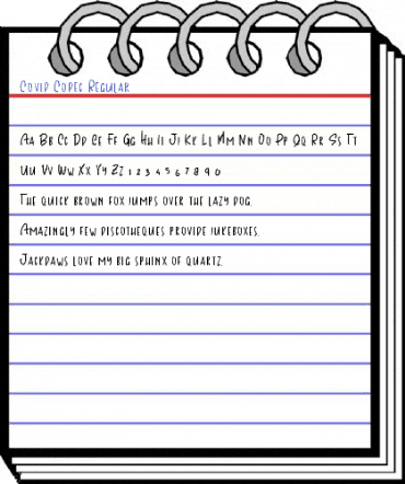 Covid Codec Regular Font