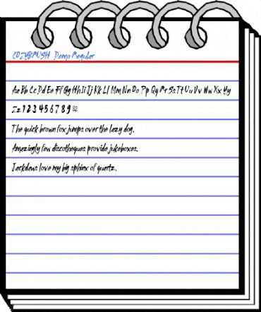 COZYBRUSH_Demo Regular Font