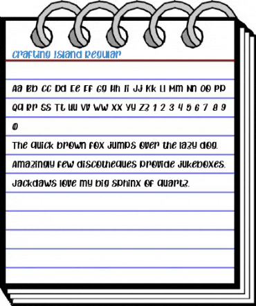 Crafting Island Regular Font