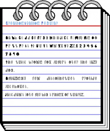 CreationStation Regular Font