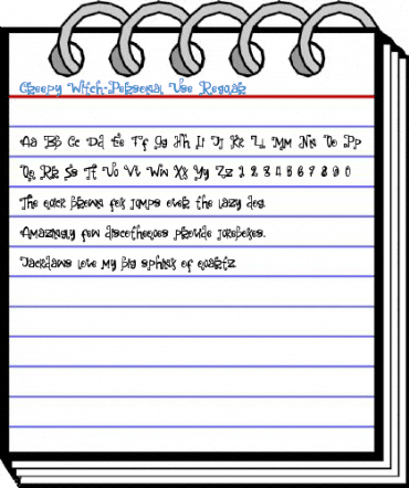 Creepy Witch-Personal Use Regular Font