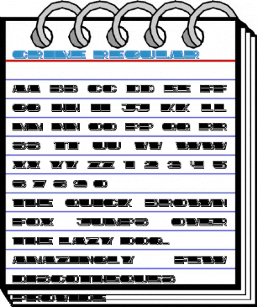 Crime Regular Font