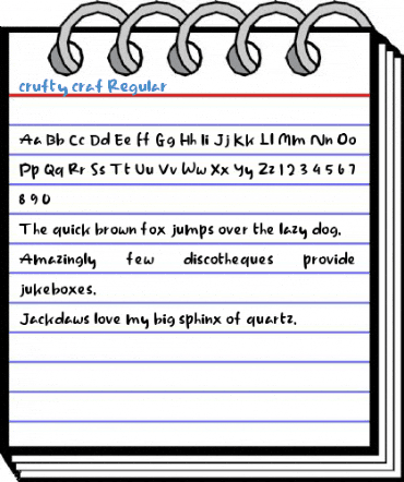 crufty craf Regular Font