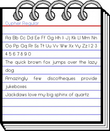 Cypher Regular Font