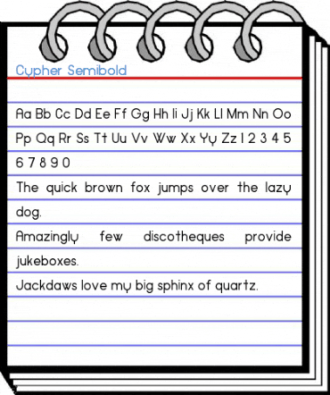 Cypher Semibold Font