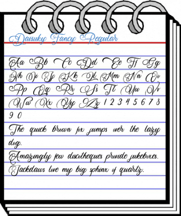Daisuky Fancy Regular Font
