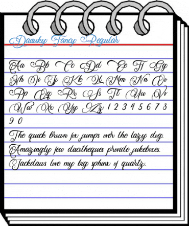 Daisuky Fancy Regular Font