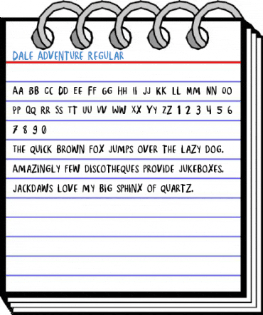 Dale Adventure Regular Font