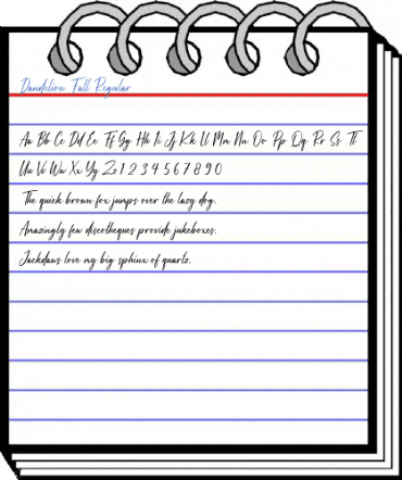 Dandelion Fall Regular Font